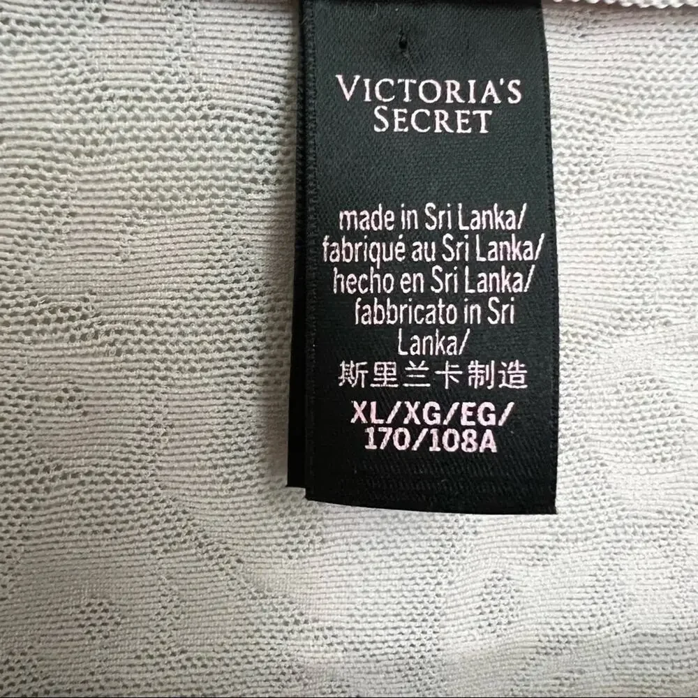 Victoria's Secret Leopard Long Sleeve Crop Top